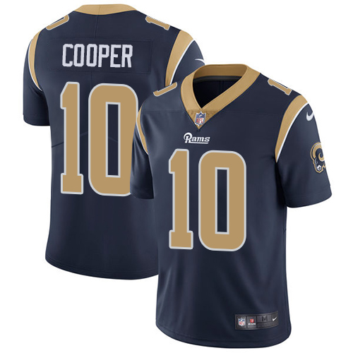 Nike Rams #10 Pharoh Cooper Navy Blue Team Color Men's Stitched NFL Vapor Untouchable Limited Jersey - Click Image to Close